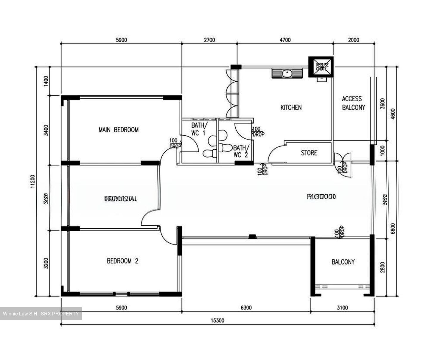 Blk 120 Mcnair Spring (Kallang/Whampoa), HDB 5 Rooms #554803091